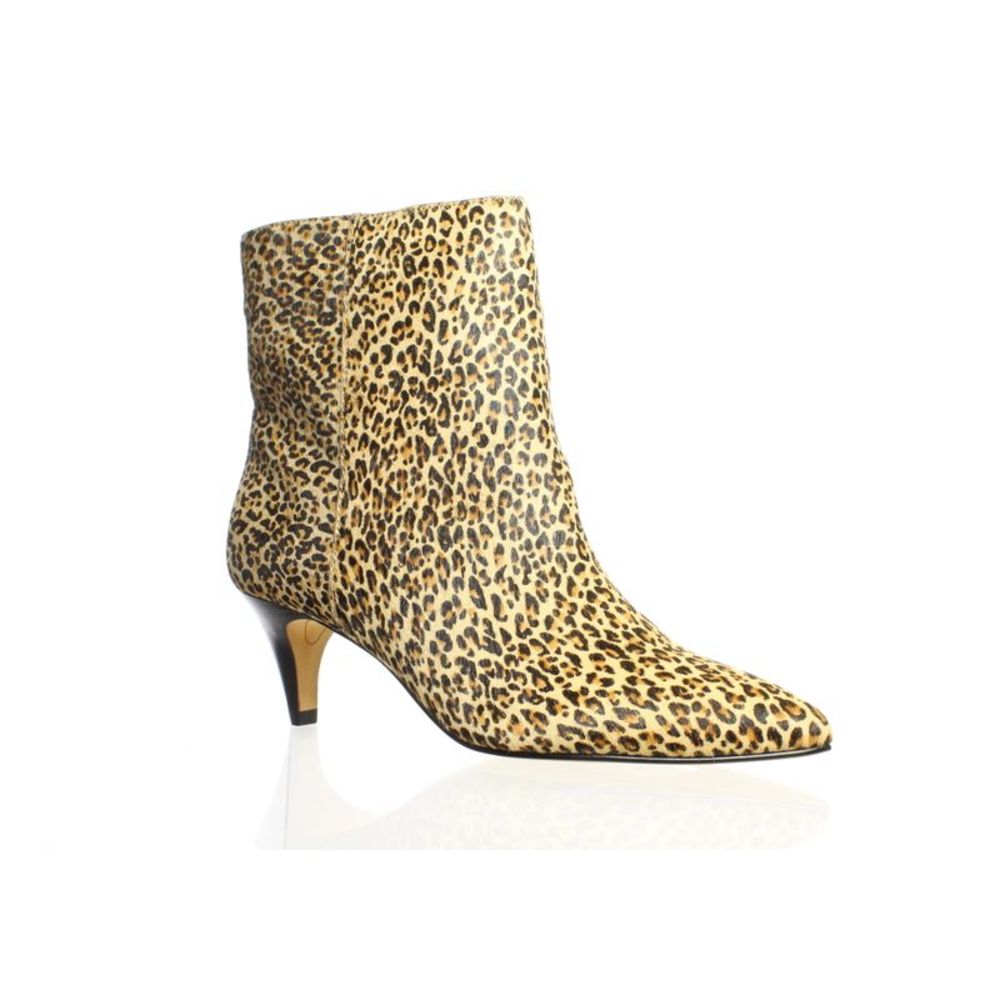 Dolce Vita Womens Deedee Ankle Boot, Leopard Calf Hair, 8 M US, Size: 8!